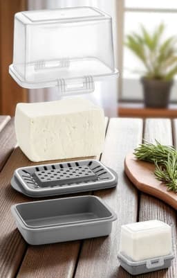 Vip Ahmet Ecem Suda Peynir Turşu Zeytin Saklama Kabı 2'li Paket - 2