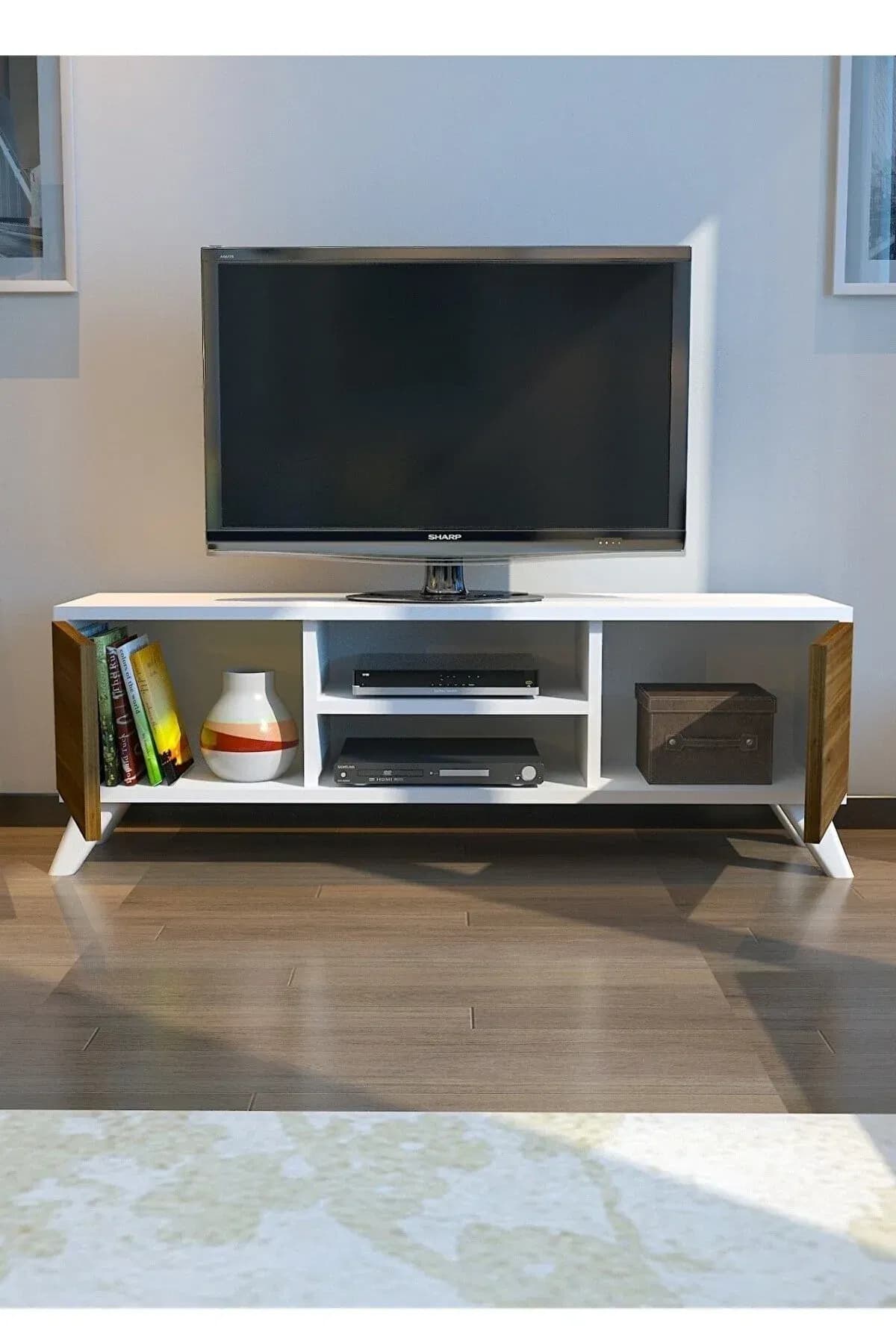 Irmak Mobilya Ceviz Renkli Tv Sehpası