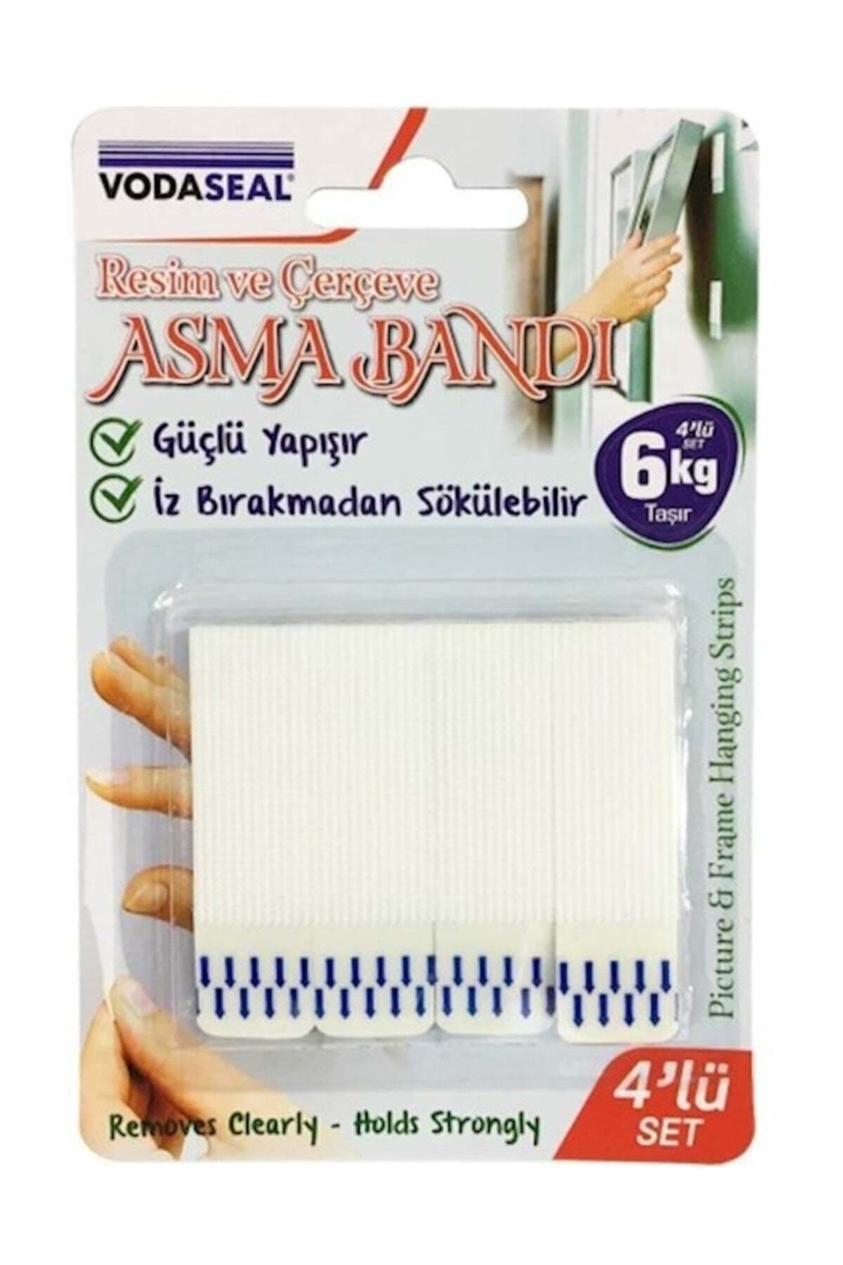 Resim Ve Çerçeve Asma Bandı - 4 Lü Set