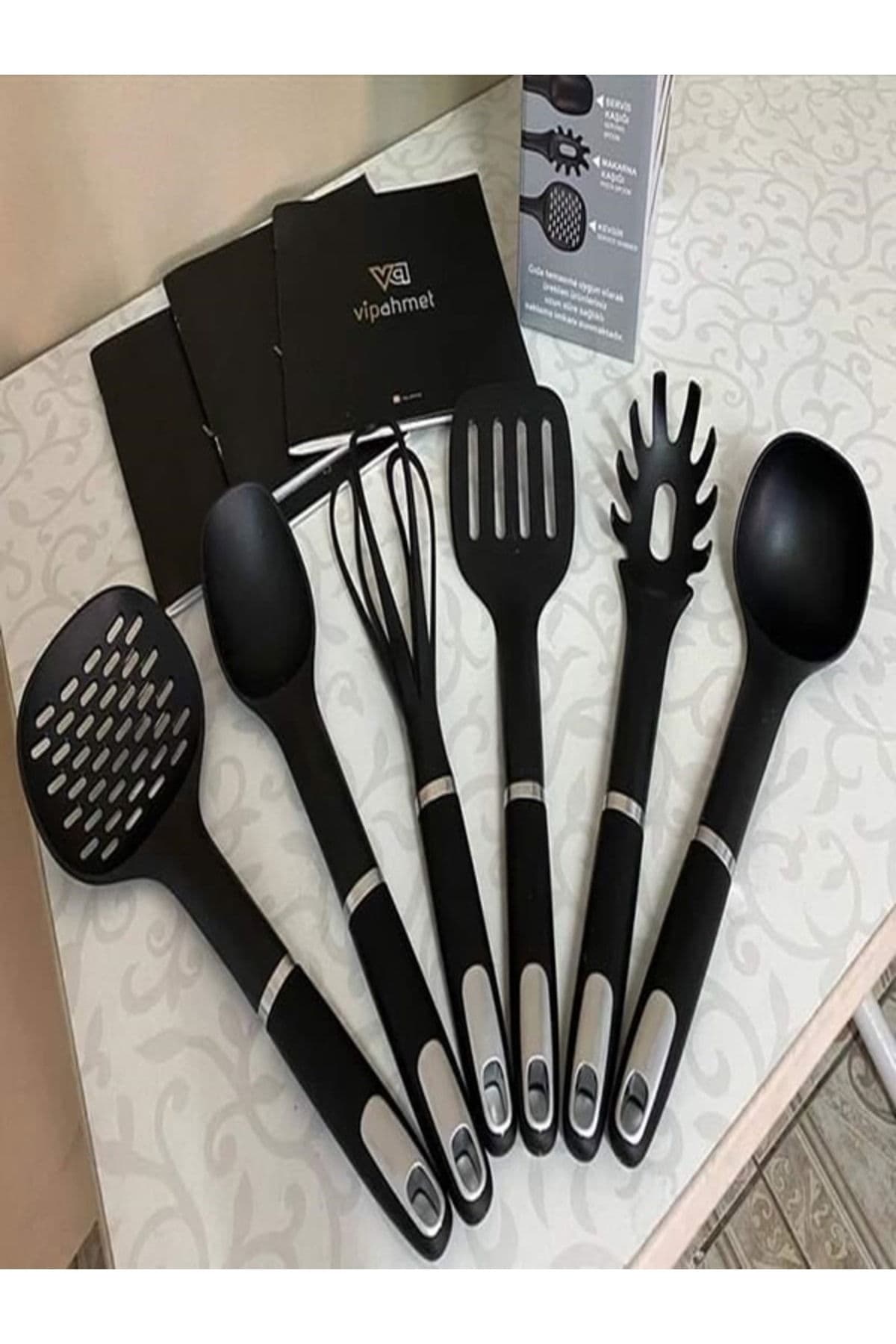 6 Lı Servis Seti Mat Krom