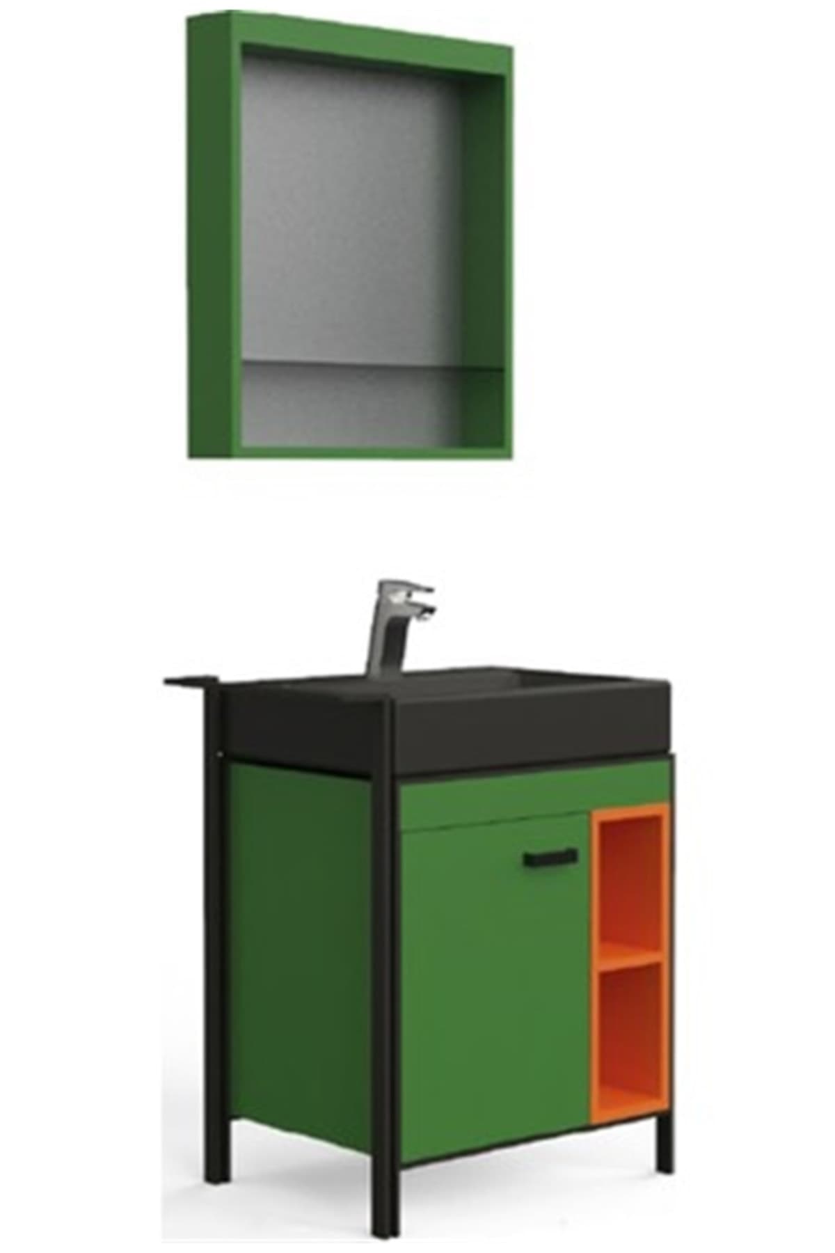 Sassy 70 Turuncu Yeşil Üst Modül