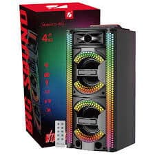 4 inç * 2 10W * 2 ev sinema sistemi kablosuz Subwoofer Stereo hoparlör taşınabilir acil radyo Karaoke mikrofonlar