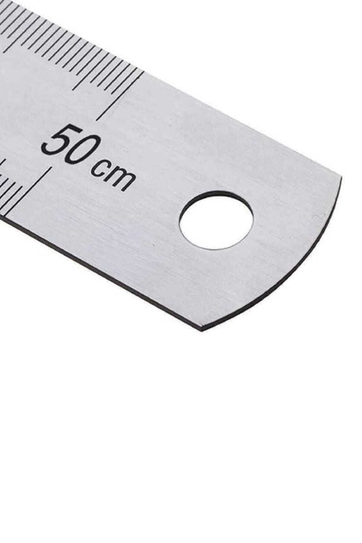 Çelik Cetvel Inch Ölçülü 50 Cm. 550g