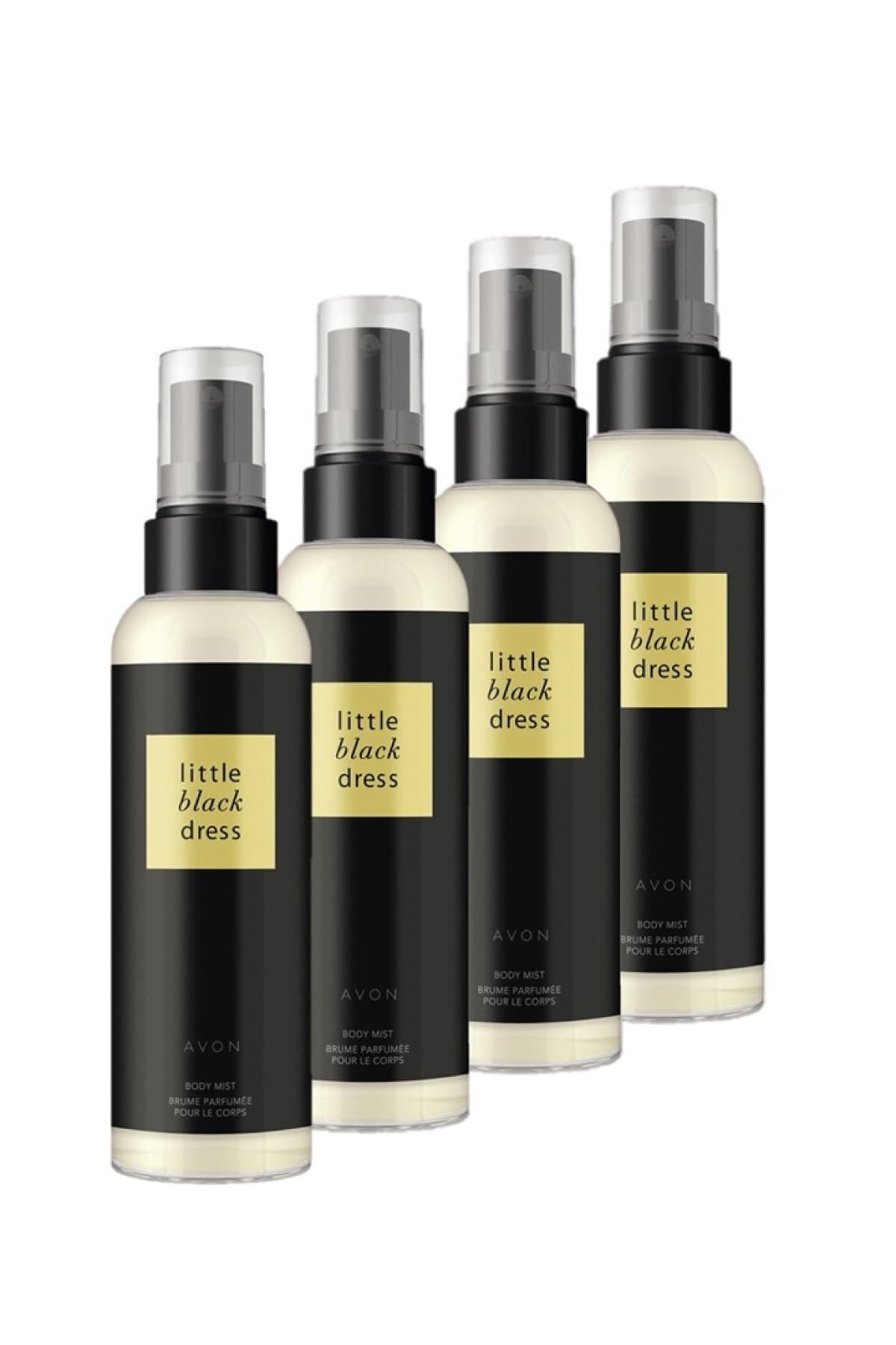 Belinay 4 Adet Little Black Dress Vücut Spreyi 100 Ml