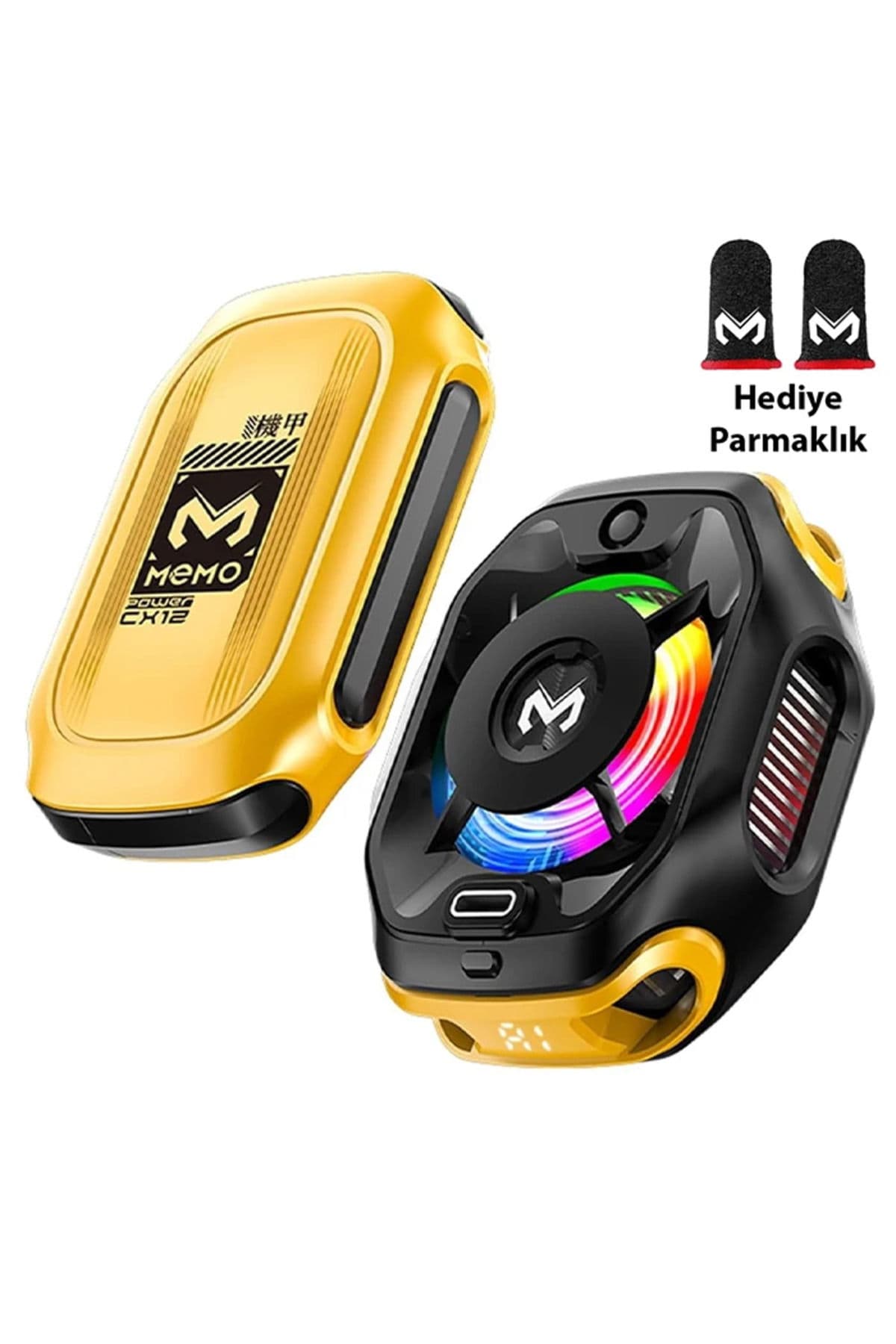 Memo Cx12 Pro 2000Mah Bataryalı I Manyetik Cep Telefon Soğutma-(5775)